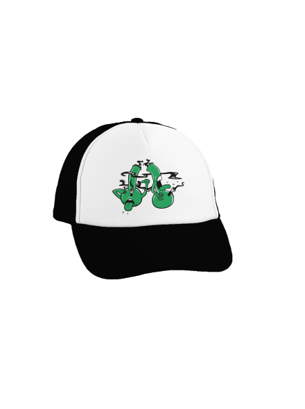Bongo kašeľ šiltovka truckerka Black cap