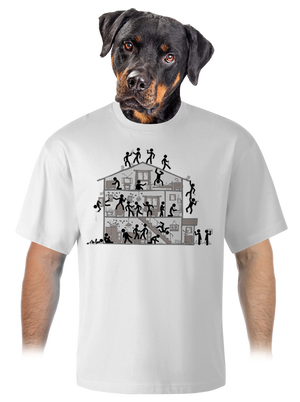unisex tričko oversized