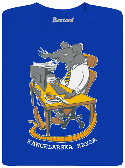 Kancelárska krysa pánske dlhý rukáv Royal Blue