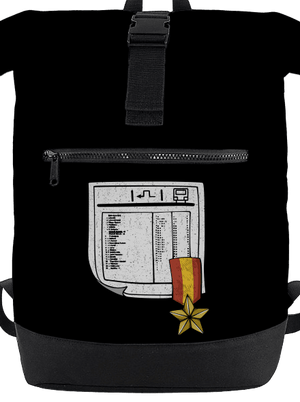 Cestovný poriadok batoh Black