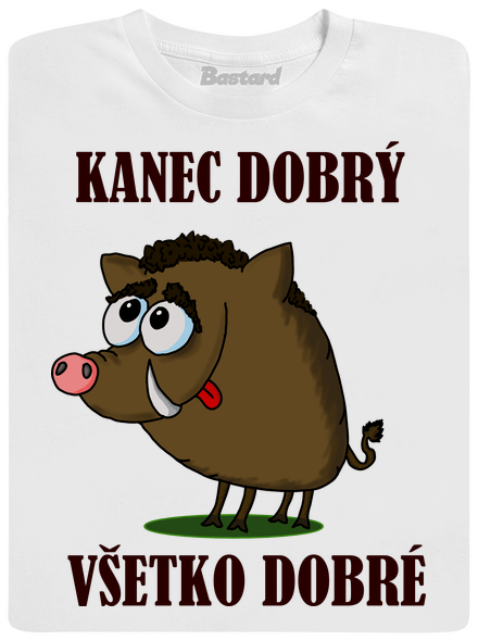 Kanec dobrý detské tričko White