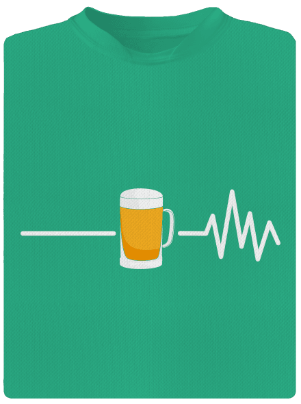 Beer help pánske športové tričko Mint Mal
