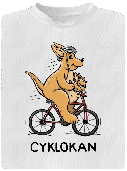 Cyklokan pánske športové tričko White