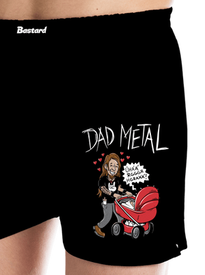 Dad metal pánske trenky Black