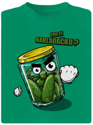 Nakladačka detské športové tričko Kelly Green Mal