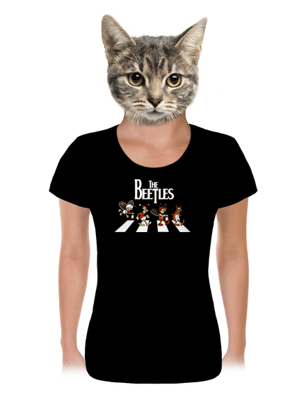 Beatles dámske tričko Black