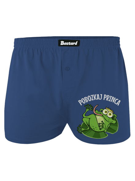 Pobozkaj princeznú a princa pánske trenky Blue