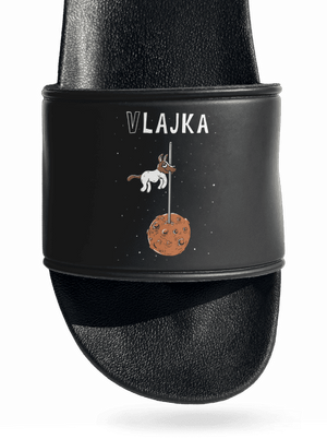 Vlajka šľapky Black