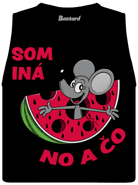 Som iná dámske tielko voľné Black