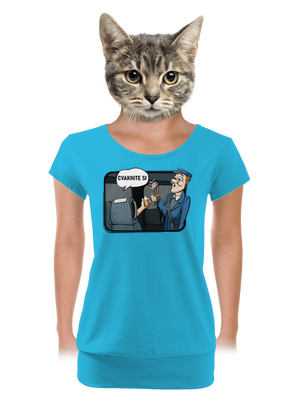 dámske tričko s lemom