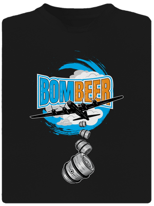 BomBeer pánske športové tričko Black