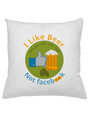 I like beer vankúš White