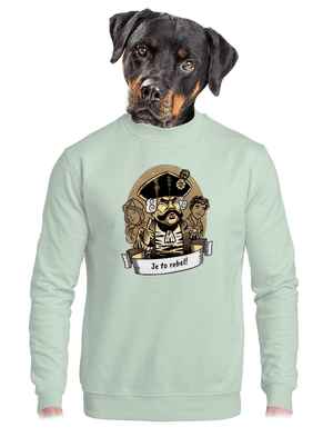 B14: S čerty nejsou žerty unisex mikina bez kapucne Blush Mint