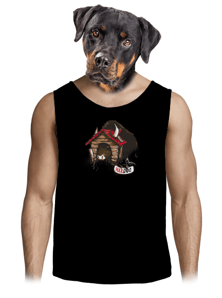 Bulldog pánske tielko Black