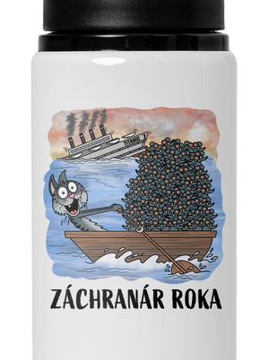 Záchranár roka flaša na vodu White