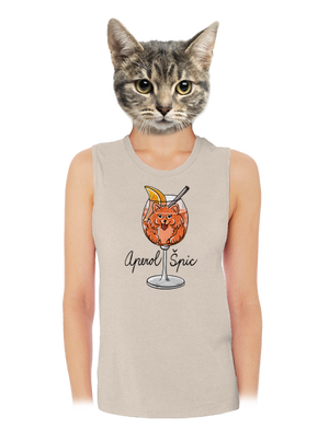Aperol Špic dámske tielko voľné Heather Peach