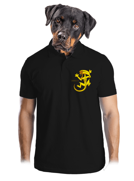 Bananalien pánska polokošeľa Black