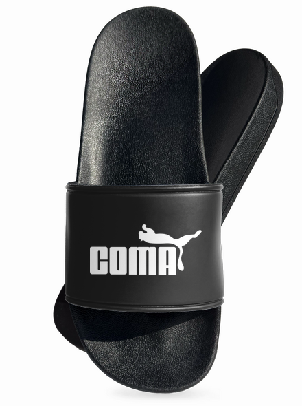 Coma šľapky Black