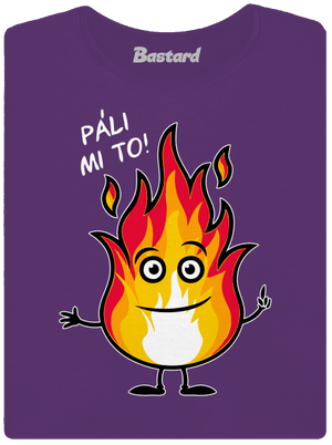Páli mi to dámske tričko prémium Purple