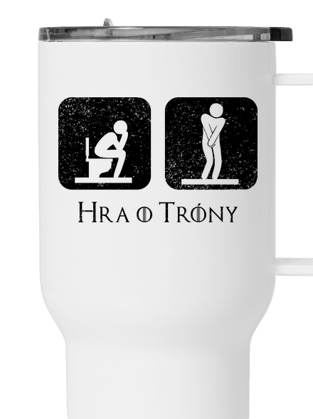 Hra o trůny termohrnček White