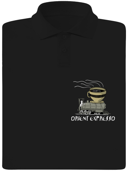 Orient expresso pánska polokošeľa Black