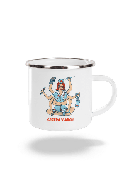 Sestra v akcii plecháčik White