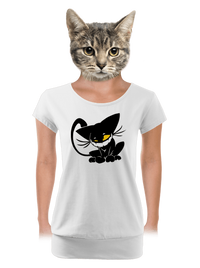 dámske tričko s lemom