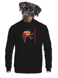 unisex mikina bez kapucne