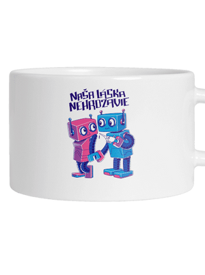 Roboti hrnček makronka White