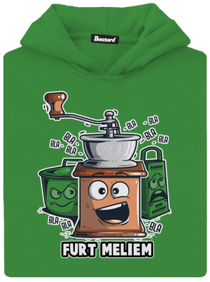 Mlynček detská mikina klokanka Kelly Green AWD