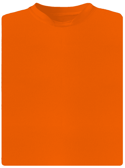 Bez potlače pánske športové tričko Neon Orange