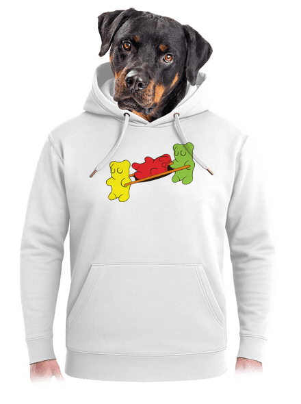 Gumkáči unisex mikina premium Snowwhite