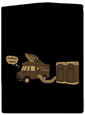 Točená čokoládová dámska mikina na zips Black