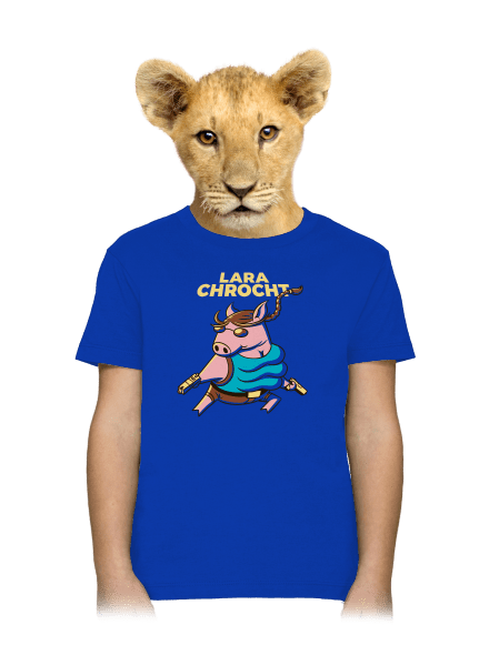 Lara Chrocht detské tričko Royal Blue