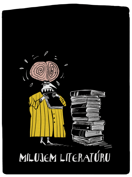 Milujem literatúru dámska mikina na zips Black