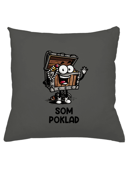 Som poklad vankúš Gray Pol