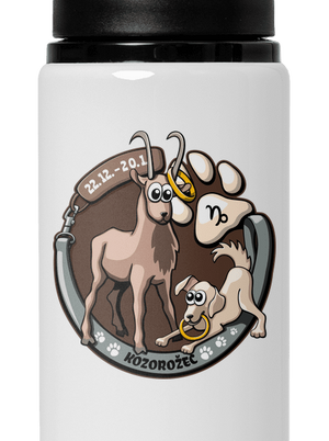 Psí horoskop: Kozorožec flaša na vodu White