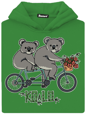 Koalo detská mikina klokanka Kelly Green AWD