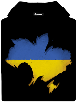 Ukrajina - Inside pánska mikina klokanka Black