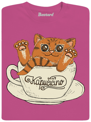 Kapučičíno detské tričko Fuchsia