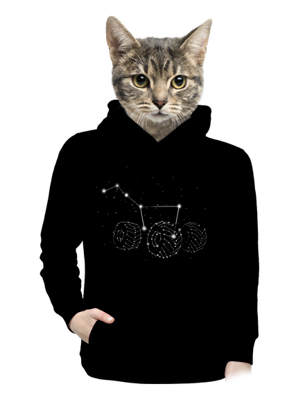 Veľký voz dámska mikina klokanka Black