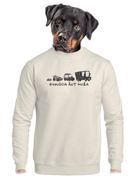 unisex mikina bez kapucne