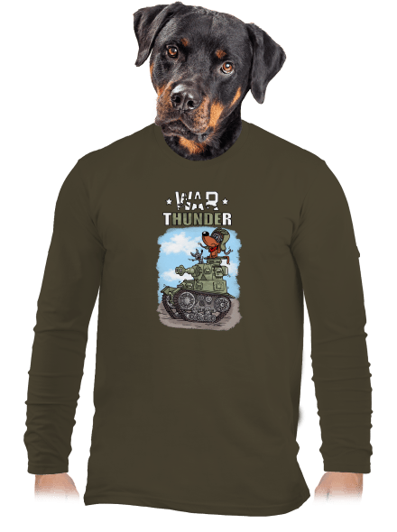 War Hunde pánske dlhý rukáv Urban Khaki