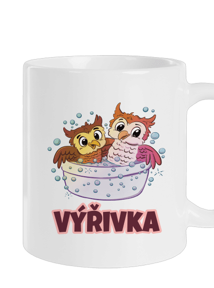 Výřivka klasický hrnček White