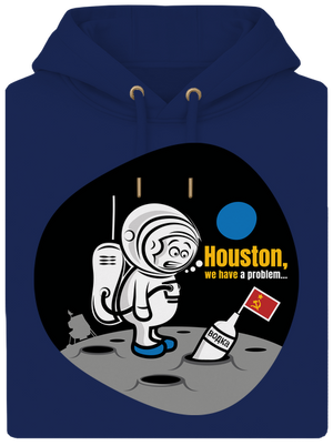 Máme problém unisex mikina premium Navy