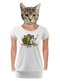 dámske tričko s lemom