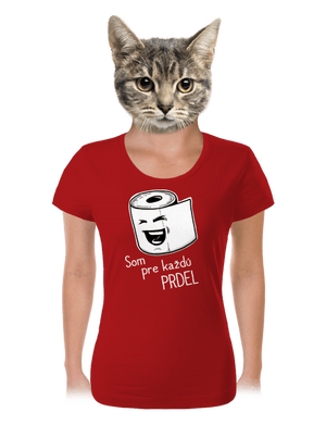 Prdel dámske tričko Red Mal