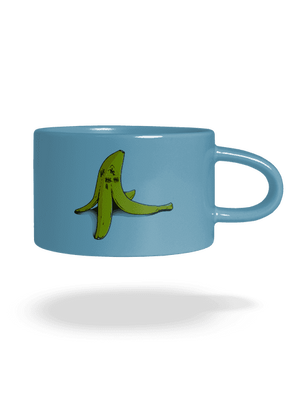 Banán zabijak hrnček makronka Blue Macaron