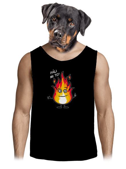 Páli mi to pánske tielko Black