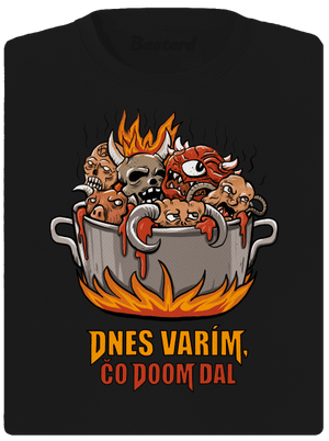 Čo Doom dal dámske športové tričko Black